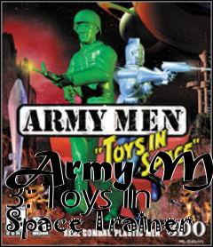 Box art for Army Men 3: Toys In Space Trainer
