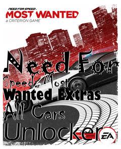 Box art for Need
For Speed: Most Wanted Extras All Cars Unlocker