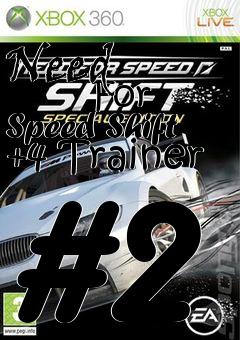 Box art for Need
            For Speed Shift +4 Trainer #2