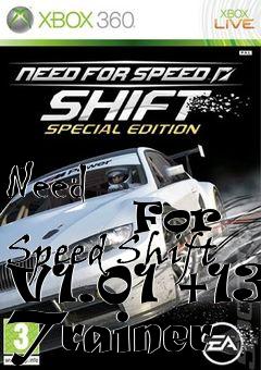 Box art for Need
            For Speed Shift V1.01 +13 Trainer