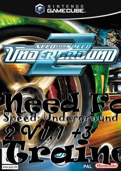 Box art for Need
For Speed: Underground 2 V1.1 +3 Trainer