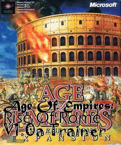 Box art for Age
Of Empires: Rise Of Rome V1.0a Trainer
