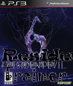 Box art for Resident
Evil 6 V1.0.4.151 Trainer