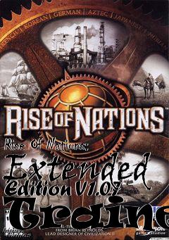 Box art for Rise
Of Nations: Extended Edition V1.07 Trainer