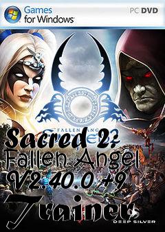 Box art for Sacred
2: Fallen Angel V2.40.0 +9 Trainer