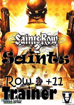 Box art for Saints
            Row 2 +11 Trainer