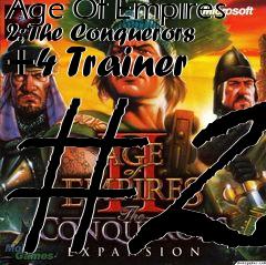 Box art for Age Of Empires
2: The Conquerors +4 Trainer #2