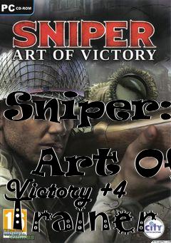 Box art for Sniper:
            Art Of Victory +4 Trainer