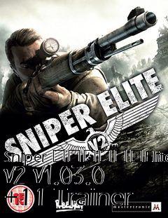 Box art for Sniper
						Elite V2 V1.03.0 +11 Trainer