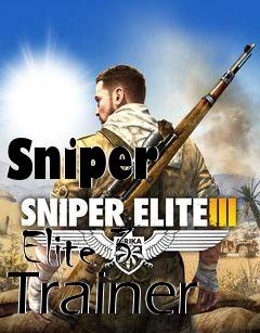 Box art for Sniper
            Elite 3 Trainer
