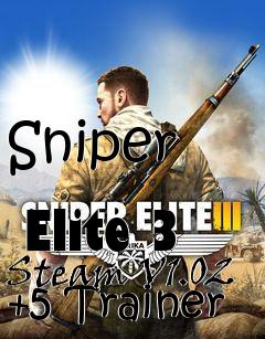 Box art for Sniper
            Elite 3 Steam V1.02 +5 Trainer