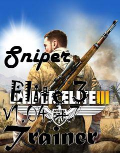 Box art for Sniper
            Elite 3 V1.04 +7 Trainer