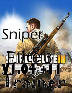 Box art for Sniper
            Elite 3 V1.04 +11 Trainer