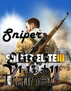 Box art for Sniper
            Elite 3 V1.13 +11 Trainer