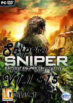 Box art for Sniper:
            Ghost Warrior V1.1 +15 Trainer
