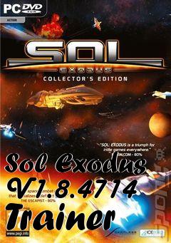 Box art for Sol
Exodus V1.8.4714 Trainer