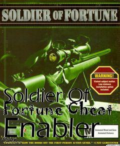 Box art for Soldier
Of Fortune Cheat Enabler