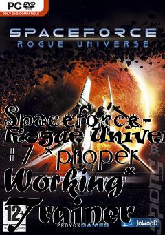 Box art for Spaceforce-
Rogue Universe +7 *proper Working* Trainer