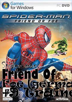 Box art for Spider-man:
Friend Of Foe [german] +9 Trainer