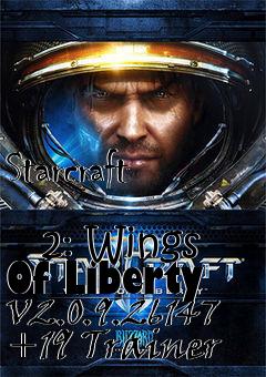 Box art for Starcraft
            2: Wings Of Liberty V2.0.9.26147 +19 Trainer