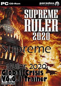Box art for Supreme
            Ruler 2020: Global Crisis V6.6.1 Trainer
