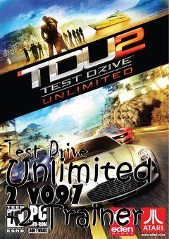 Box art for Test
Drive Unlimited 2 v097 +2 Trainer