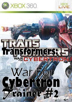 Box art for Transformers:
            War For Cybertron Trainer #2