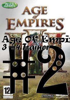 Box art for Age
Of Empires 3 +4 Trainer #2