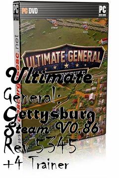 Box art for Ultimate
General: Gettysburg Steam V0.86 Rev 5345 +4 Trainer