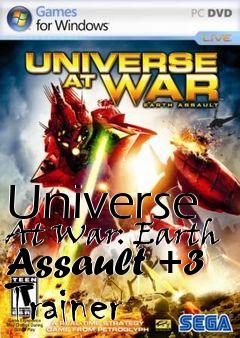 Box art for Universe
At War: Earth Assault +3 Trainer