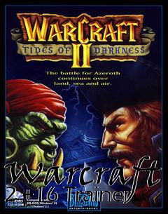 Box art for Warcraft 2 +16 Trainer