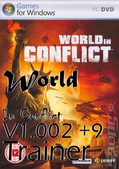 Box art for World
            In Conflict V1.002 +9 Trainer