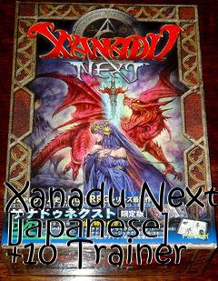 Box art for Xanadu
Next [japanese] +10 Trainer