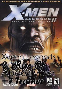 Box art for X-men
Legends 2: Rise Of Apocalypse +7 Trainer