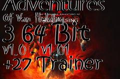 Box art for The
            Incredible Adventures Of Van Helsing 3 64 Bit V1.0 - V1.01 +27 Trainer