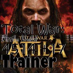 Box art for Total
War: Attila Build 4514 +17 Trainer