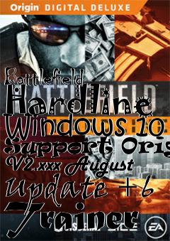 Box art for Battlefield
Hardline Windows 10 Support Origin V2.xxx August Update +6 Trainer