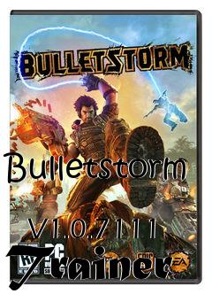 Box art for Bulletstorm
            V1.0.7111 Trainer
