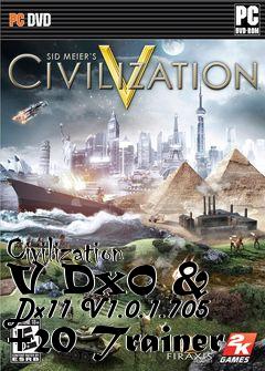 Box art for Civilization
V Dx0 & Dx11 V1.0.1.705 +20 Trainer