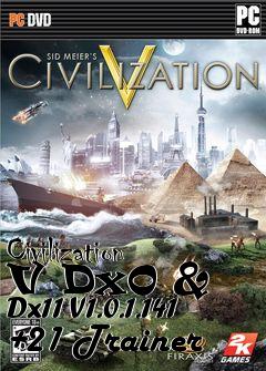Box art for Civilization
V Dx0 & Dx11 V1.0.1.141 +21 Trainer