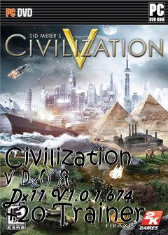 Box art for Civilization
V Dx0 & Dx11 V1.0.1.674 +20 Trainer