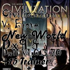 Box art for Civilization
V: Brave New World Dx9 & Dx11 V1.0.3.70 +15 Trainer