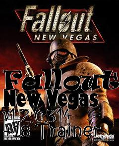 Box art for Fallout:
New Vegas V1.2.0.314 +18 Trainer