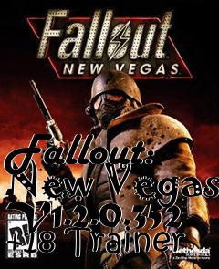 Box art for Fallout:
New Vegas V1.2.0.352 +18 Trainer