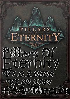 Box art for Pillars
Of Eternity V1.0.2.0508 - V2.02.0749 +24 Trainer
