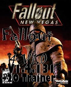Box art for Fallout
            4 V1.0 - V1.4.131 +20 Trainer