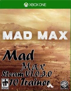 Box art for Mad
            Max Steam V1.0.3.0 +10 Trainer