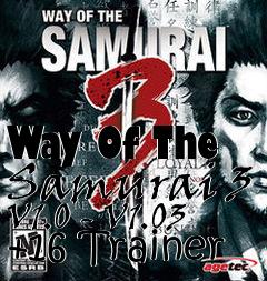 Box art for Way
Of The Samurai 3 V1.0 - V1.03 +16 Trainer