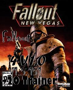 Box art for Fallout
            4 V1.0 - V1.5.151 +20 Trainer