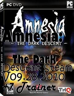 Box art for Amnesia:
            The Dark Descent Steam V09.28.2010 +7 Trainer